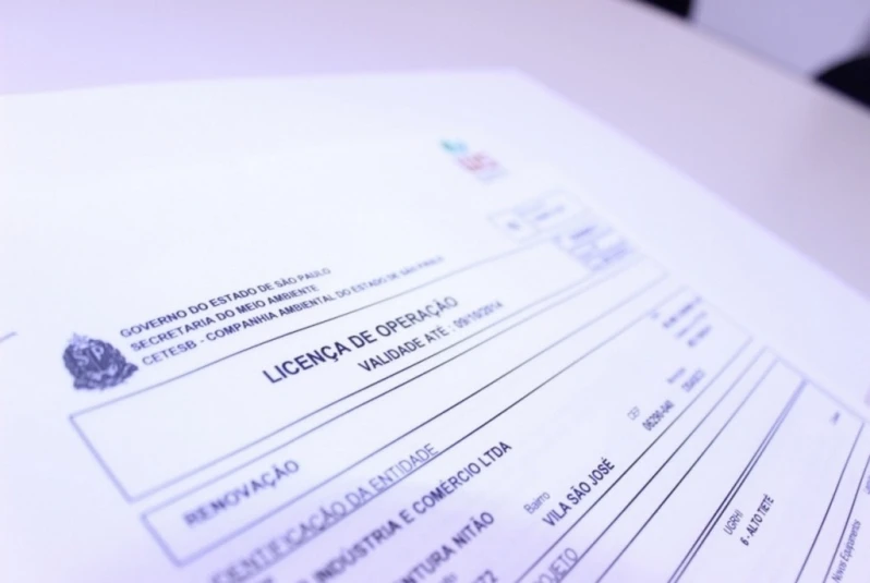 licença de operação do órgão ambiental